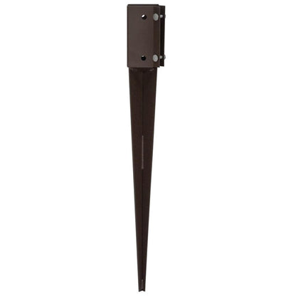 Forest Brown - Bolt Grip - Fence Post Support With Spike - JJ Building Materials