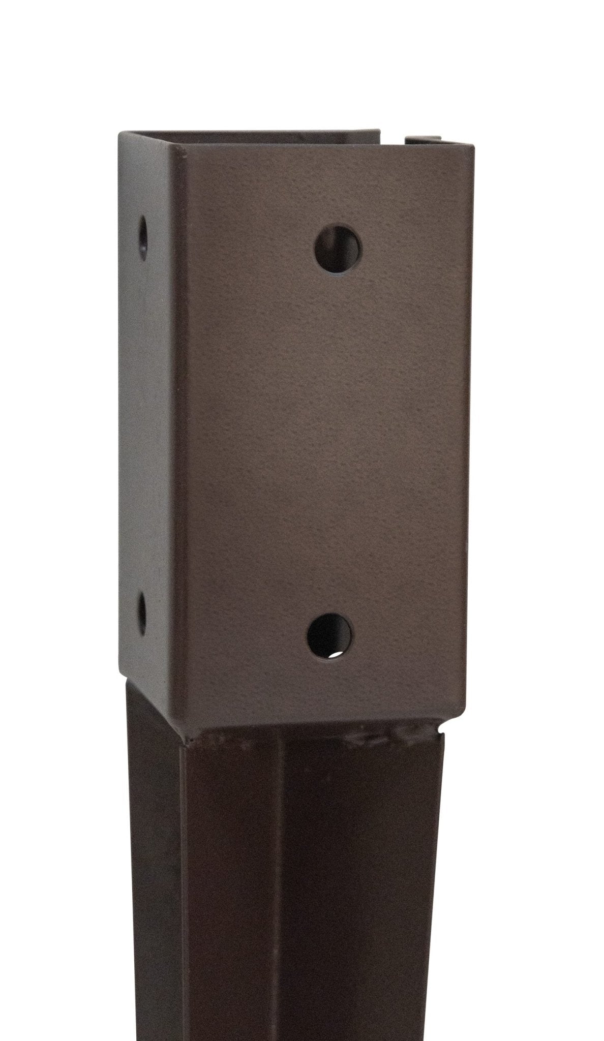 Forest Brown - Bolt Grip - Fence Post Support With Spike - JJ Building Materials