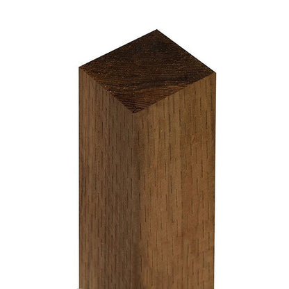 Forest Brown Incised Fence Post - JJ Building Materials