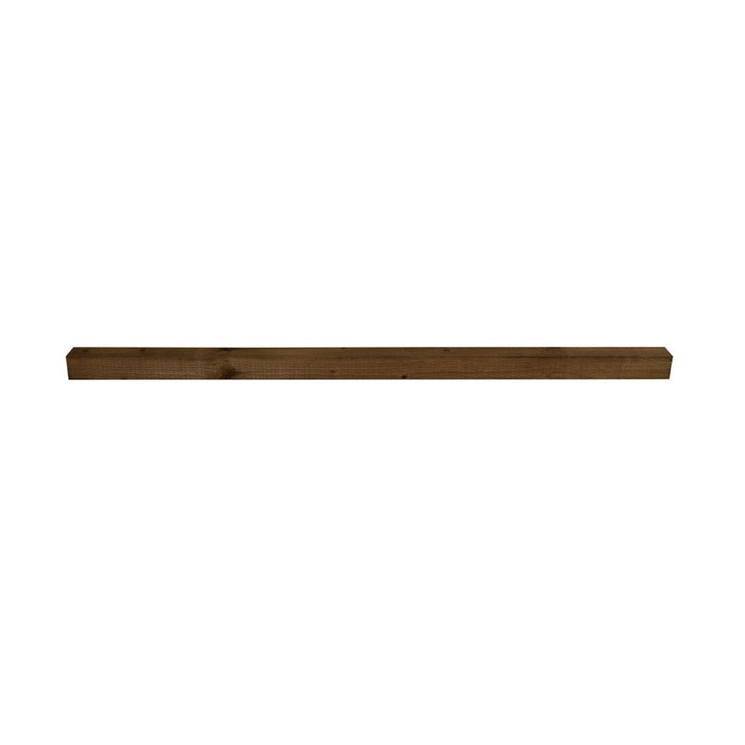 Forest Brown Incised Fence Post - JJ Building Materials
