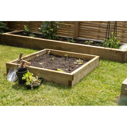 Forest Caledonian Compact Raised Bed - 90 x 90cm - JJ Building Materials