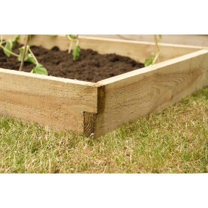 Forest Caledonian Compact Raised Bed - 90 x 90cm - JJ Building Materials