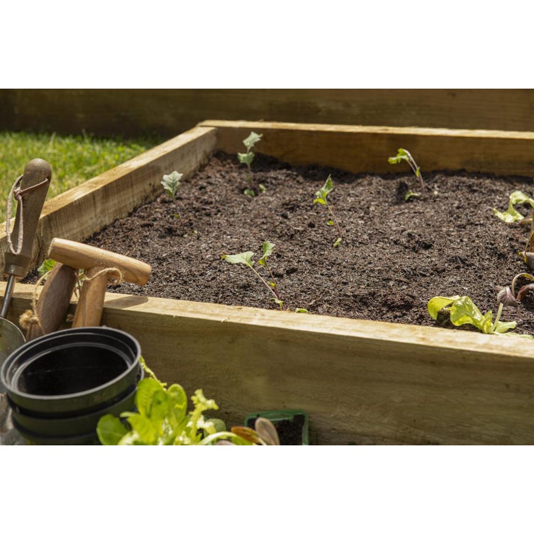 Forest Caledonian Compact Raised Bed - 90 x 90cm - JJ Building Materials