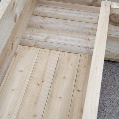 Forest Caledonian Corner Raised Bed - 130 x 130cm - JJ Building Materials