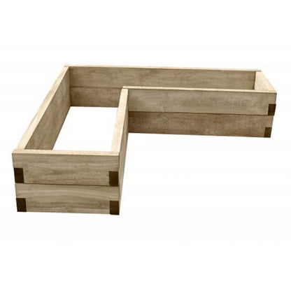 Forest Caledonian Corner Raised Bed - 130 x 130cm - JJ Building Materials