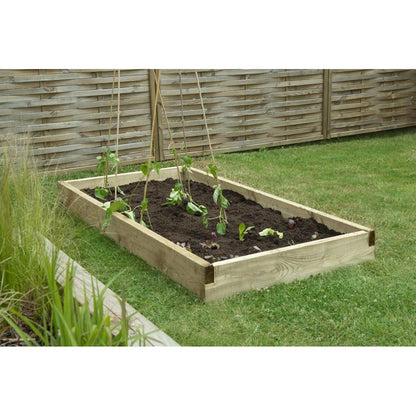 Forest Caledonian Large Raised Bed - 90 x 180cm - JJ Building Materials