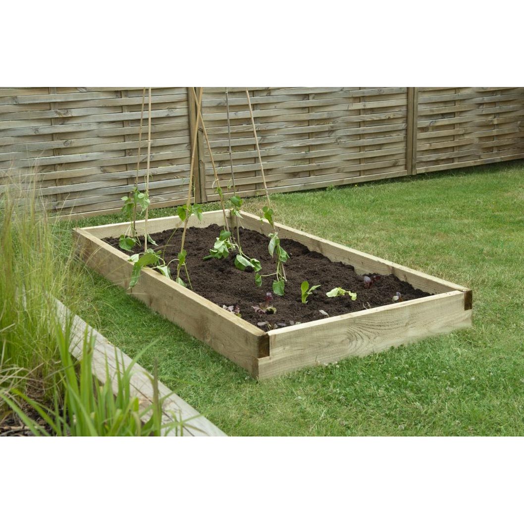 Forest Caledonian Large Raised Bed - 90 x 180cm - JJ Building Materials