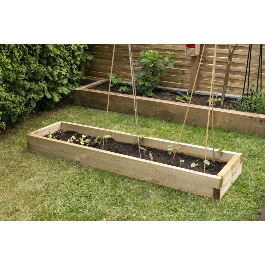 Forest Caledonian Long Raised Bed - 45 x 180cm - JJ Building Materials