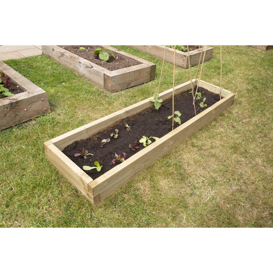 Forest Caledonian Long Raised Bed - 45 x 180cm - JJ Building Materials