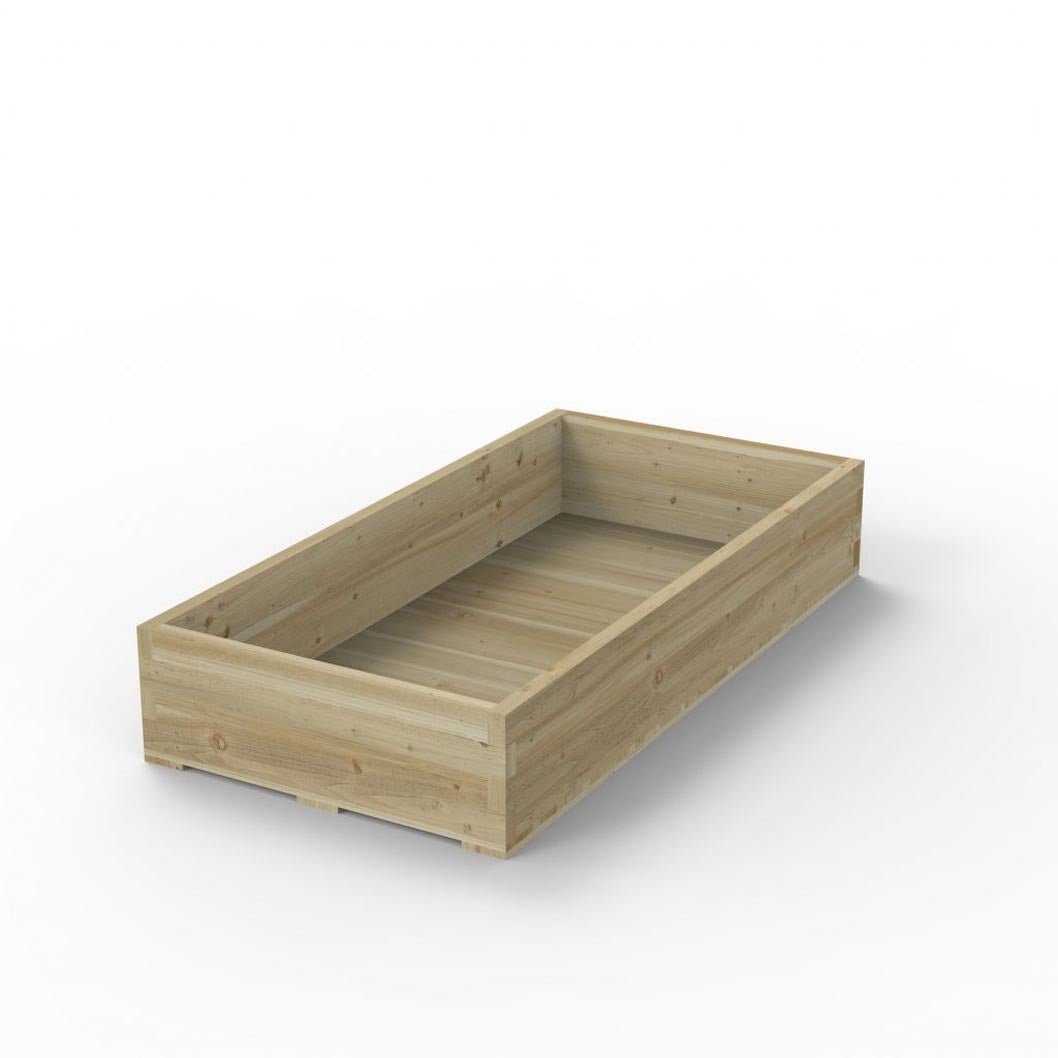 Forest Caledonian Rectangular Raised Bed 90 x 180cm - JJ Building Materials
