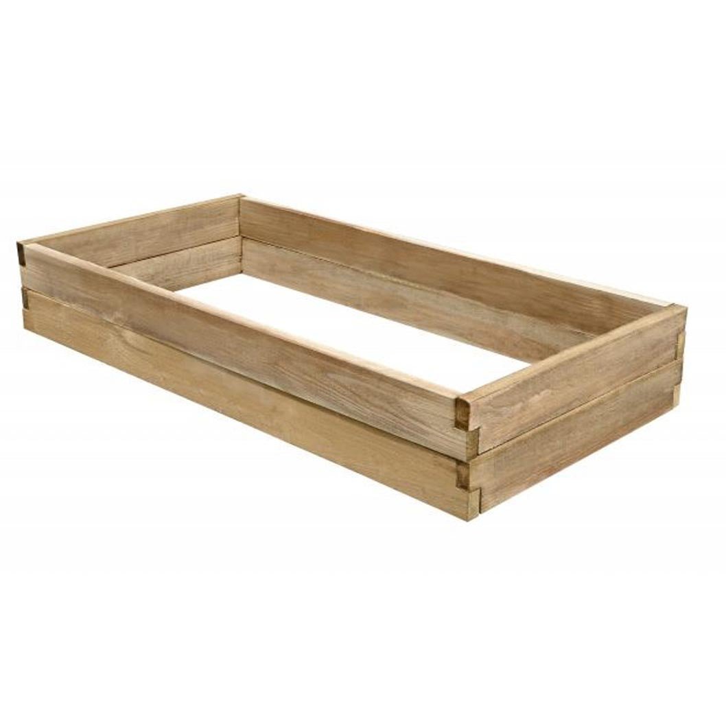 Forest Caledonian Rectangular Raised Bed 90 x 180cm - JJ Building Materials