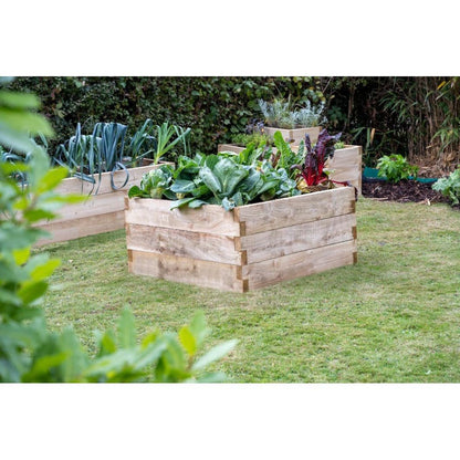 Forest Caledonian Square Raised Bed 90 x 90cm - JJ Building Materials