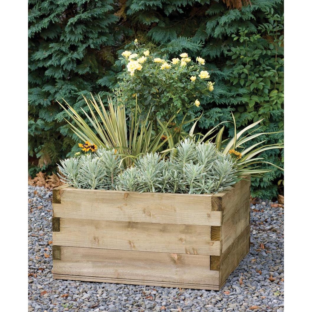 Forest Caledonian Square Raised Bed 90 x 90cm - JJ Building Materials