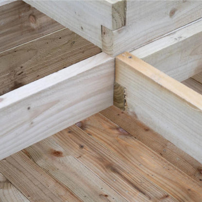 Forest Caledonian Tiered Raised Bed - 90 x 90cm - JJ Building Materials