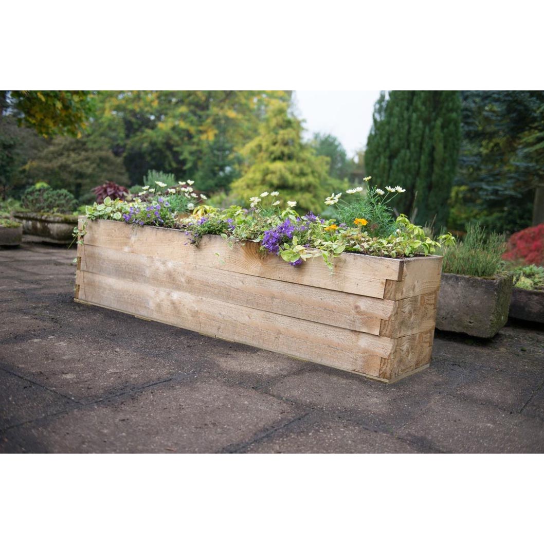 Forest Caledonian Trough Raised Bed 45 x 180cm - JJ Building Materials