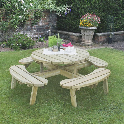 Forest Circular Picnic Table - JJ Building Materials
