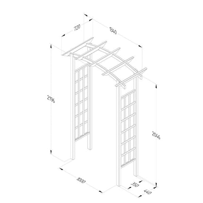 Forest Classic Dome Top Arch - JJ Building Materials