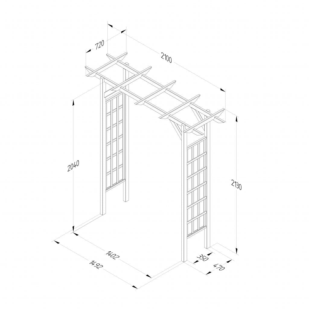 Forest Classic Flat Top Arch - JJ Building Materials