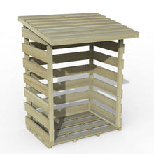 Forest Compact Pent Log Store - JJ Building Materials