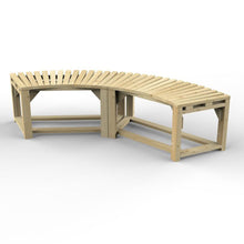 Forest Curved Firepit Benches- Pack of 2 - JJ Building Materials