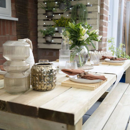 Forest Dining Table and Bench Set - JJ Building Materials