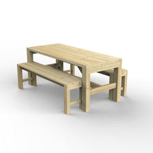 Forest Dining Table and Bench Set - JJ Building Materials