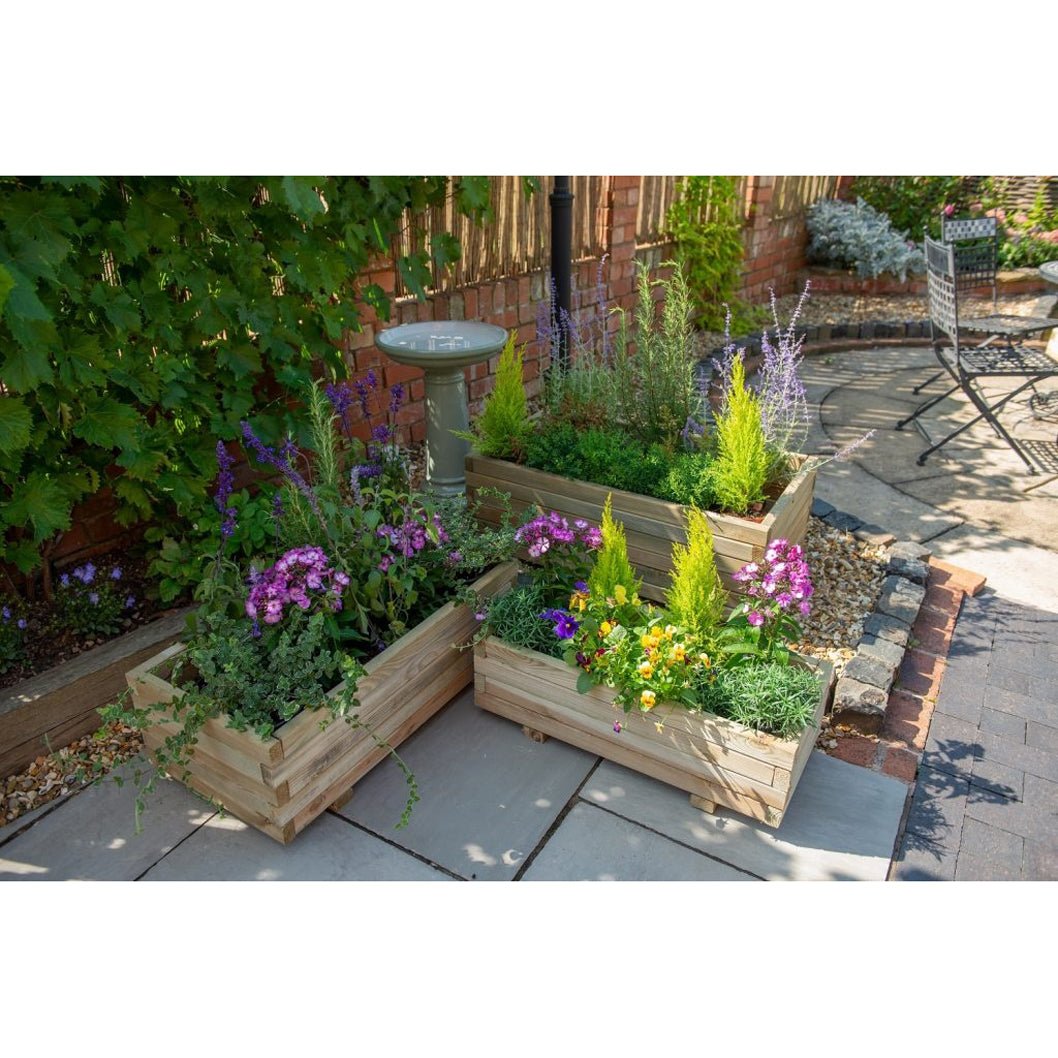 Forest Durham Rectangular Planter - Set of 3 - JJ Building Materials