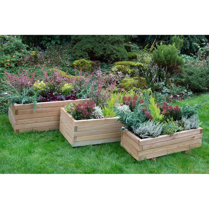 Forest Durham Rectangular Planter - Set of 3 - JJ Building Materials