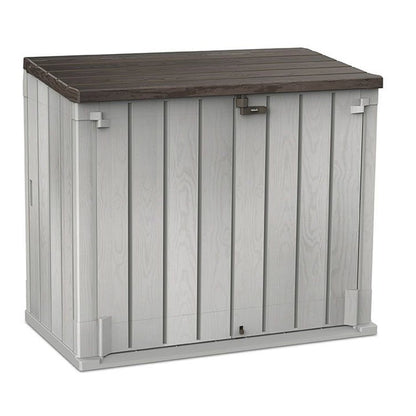 Forest Extra Large Garden Storage Unit / Bin Store - 1200 litre grey - JJ Building Materials