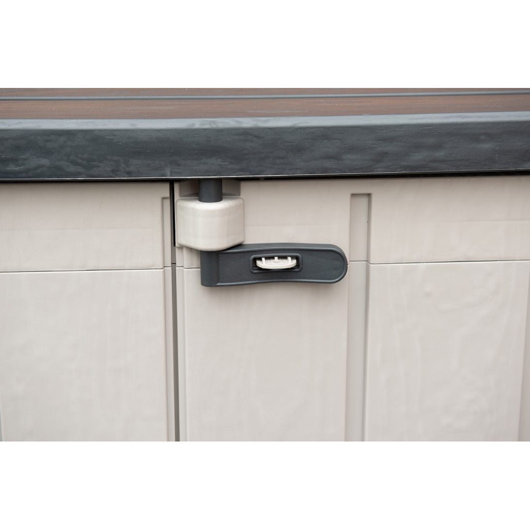Forest Extra Large Garden Storage Unit / Bin Store - 1200 litre grey - JJ Building Materials