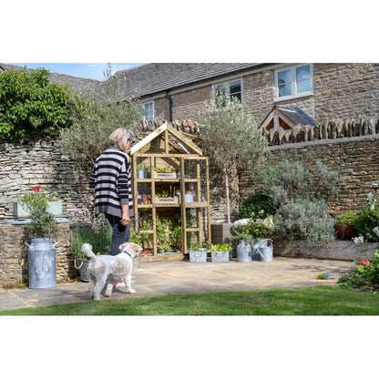 Forest Georgian Wall Greenhouse with Auto Vent - JJ Building Materials