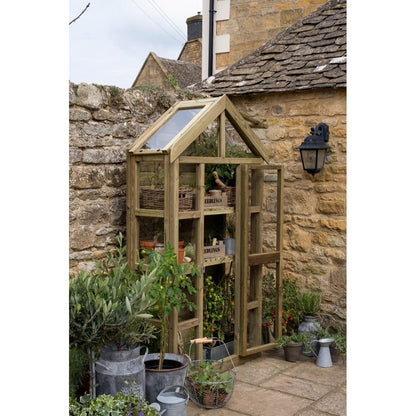 Forest Georgian Wall Greenhouse with Auto Vent - JJ Building Materials