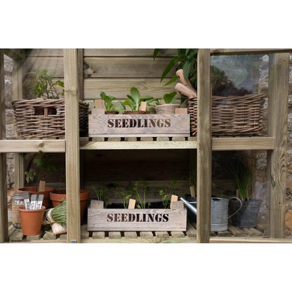Forest Georgian Wall Greenhouse with Auto Vent - JJ Building Materials