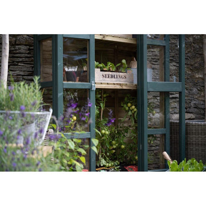 Forest Georgian Wall Greenhouse with Auto Vent - JJ Building Materials