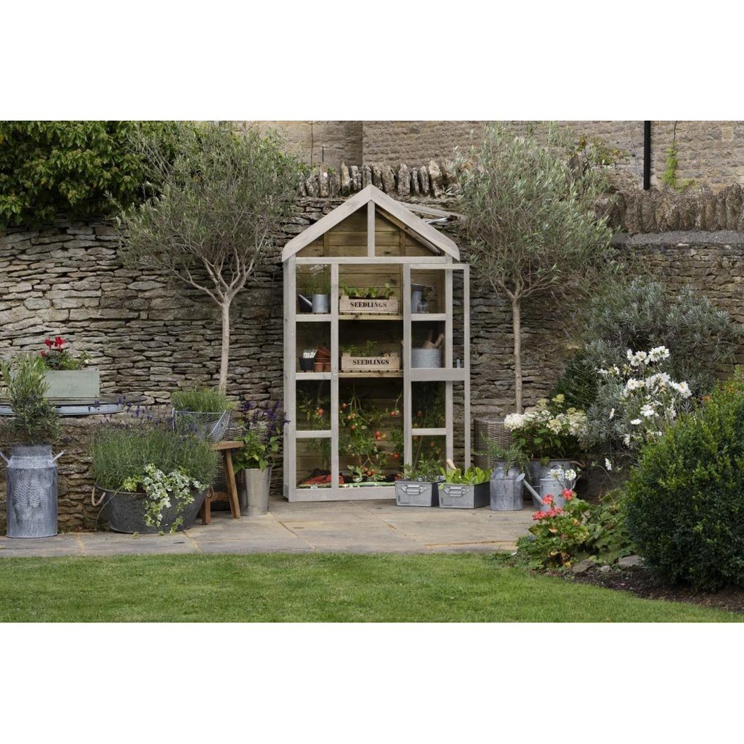 Forest Georgian Wall Greenhouse with Auto Vent - JJ Building Materials