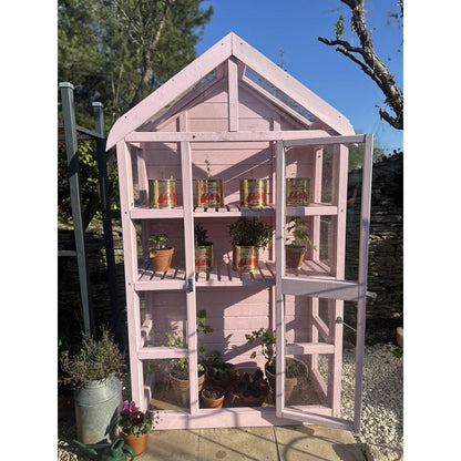 Forest Georgian Wall Greenhouse with Auto Vent - JJ Building Materials