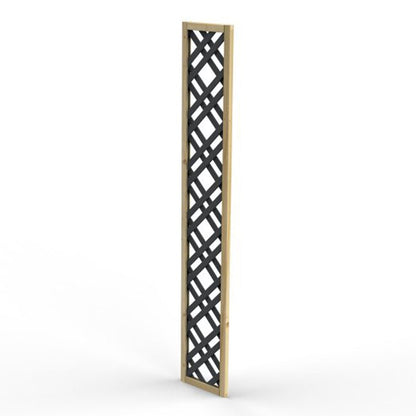 Forest Grey Painted Lattice - JJ Building Materials