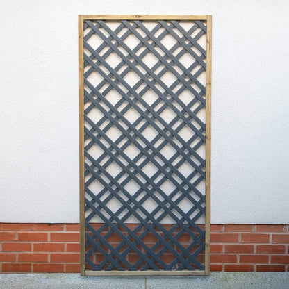 Forest Grey Painted Lattice - JJ Building Materials