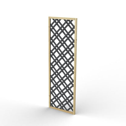 Forest Grey Painted Lattice - JJ Building Materials
