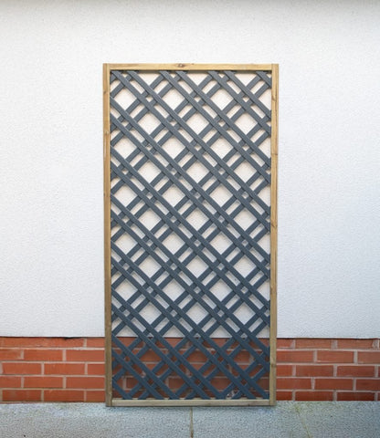 Forest Grey Painted Lattice - JJ Building Materials