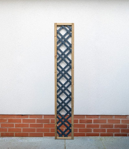 Forest Grey Painted Lattice - JJ Building Materials