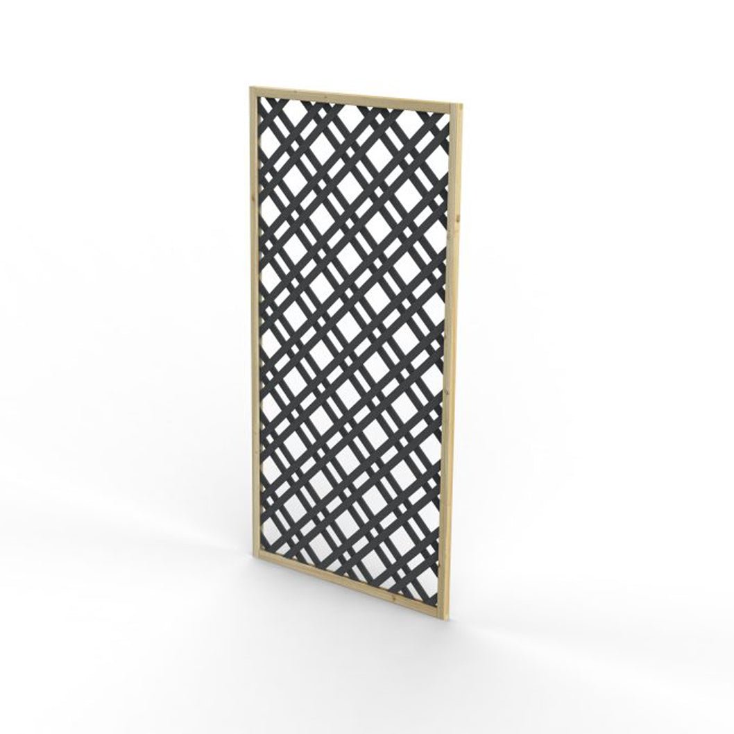 Forest Grey Painted Lattice - JJ Building Materials