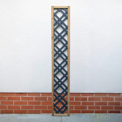 Forest Grey Painted Lattice - JJ Building Materials