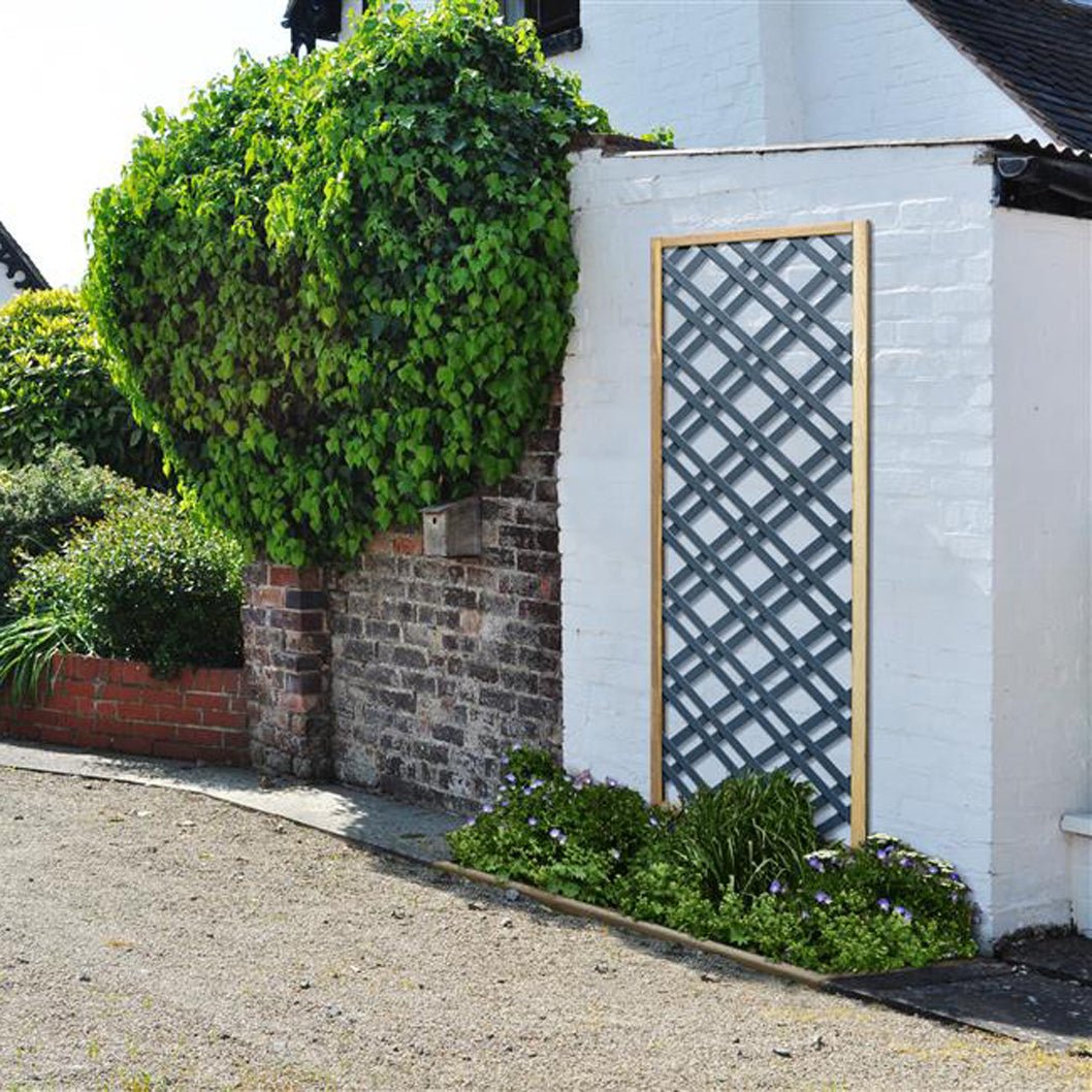 Forest Grey Painted Lattice - JJ Building Materials