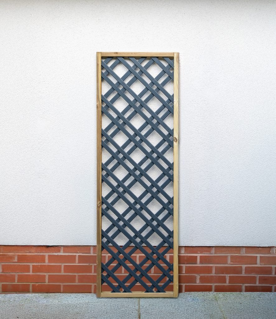 Forest Grey Painted Lattice - JJ Building Materials