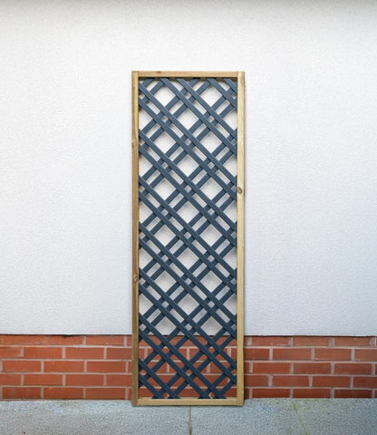 Forest Grey Painted Lattice - JJ Building Materials