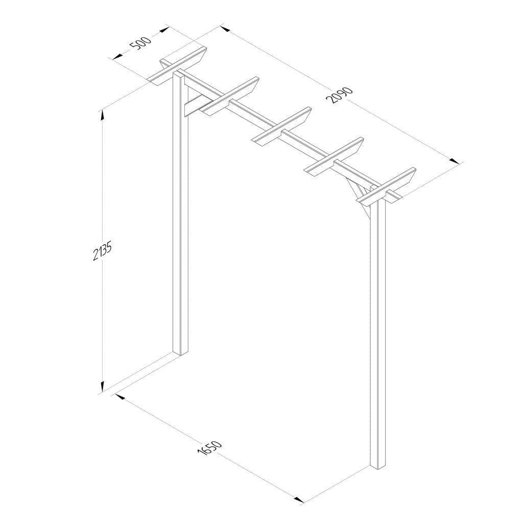Forest Hanbury Flat Top Arch - JJ Building Materials