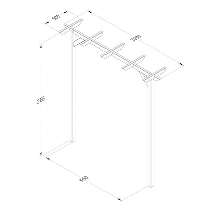 Forest Hanbury Flat Top Arch - JJ Building Materials