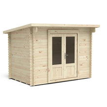 Forest Harwood 3.0m x 2.0m Log Cabin - Pent Roof with felt - JJ Building Materials