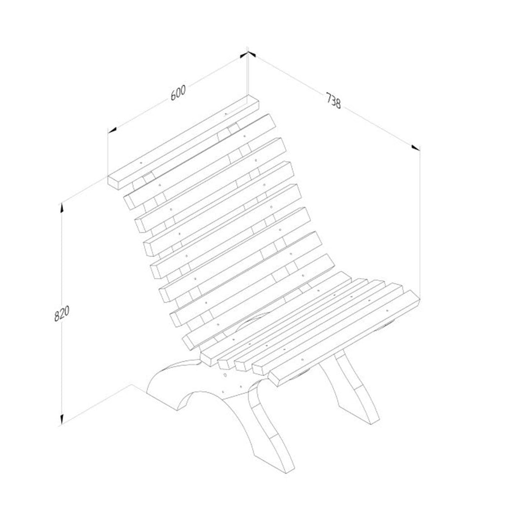 Forest Kuba Chair - JJ Building Materials